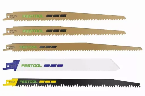 Lame De Scie Sabre RS-Sort FESTOOL Pour RSC 18 - Le Jeu De 5 Lames - 577496