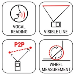 Télémètre Laser METRICA Flash Point 2 Point 60 60m - 61260 -Maison Outil Boutique 61240 11 1