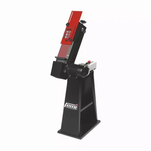 Ponceuse à Bande Industrielle Inclinable FEMI Avec Socle - Triphasé 900W Bande 120 X 1500 Mm - 8266132