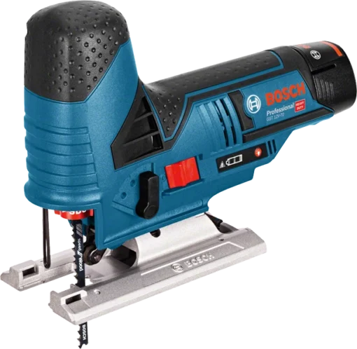 Scie Sauteuse BOSCH GST 12V-70 Professional - 2 Batteries 12 V 3.0Ah, Coffret, 2 Lames Bois - 06015A1005