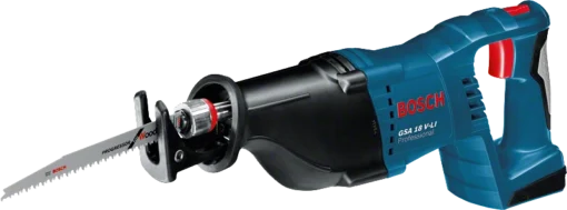 Scie Sabre BOSCH GSA 18 V-Li - 2 Batterie 18V 5.0Ah, Chargeur, Coffret + 2 Lames Progressor - 060164J00B
