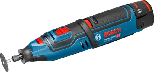 Meuleuse Droite BOSCH GRO 12V-35 - 2 Batteries 12V 2.0Ah, Chargeur, Coffret - 06019C5001