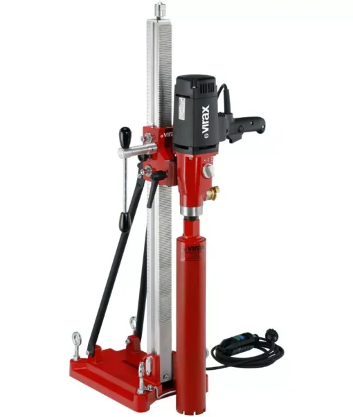 Carotteuse VIRAX V150+ Avec Bâti - Couronne Diamantée Ø127 - Pompe 10L Et Guide Virax - 990023