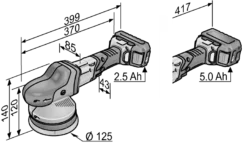 Polisseuse Excentrique 18V XFE 15 150 18.0-EC/5.0 P-Set C FLEX - 2 Batteries + Chargeur - En Coffret - 461245 7 Polisseuse Excentrique 18V XFE 15 150 18.0-EC/5.0 P-Set C FLEX - 2 Batteries + Chargeur - En Coffret - 461245 -Maison Outil Boutique FLE00122 21