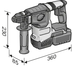 Marteau 18V SDS Plus CHE 2-26 18.0-EC FLEX - Coffret + Accessoires - Sans Batterie Ni Chargeur - 478482 11 Marteau 18V SDS Plus CHE 2-26 18.0-EC FLEX - Coffret + Accessoires - Sans Batterie Ni Chargeur - 478482 -Maison Outil Boutique FLE00151 5