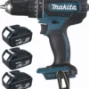 Perceuse Visseuse à Percussion 18 V Li-Ion 4 Ah Ø 13 Mm (3 Batteries) MAKITA - 3 Batteries, Chargeur, Coffret - DHP482RM3J 1 Perceuse Visseuse à Percussion 18 V Li-Ion 4 Ah Ø 13 Mm (3 Batteries) MAKITA - 3 Batteries, Chargeur, Coffret - DHP482RM3J -Maison Outil Boutique MAK0248 1