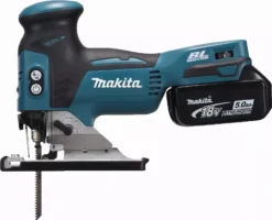 Scie Sauteuse 18 V Li-Ion 5 Ah MAKITA - 2 Batteries, Chargeur, Coffret - DJV181RTJ