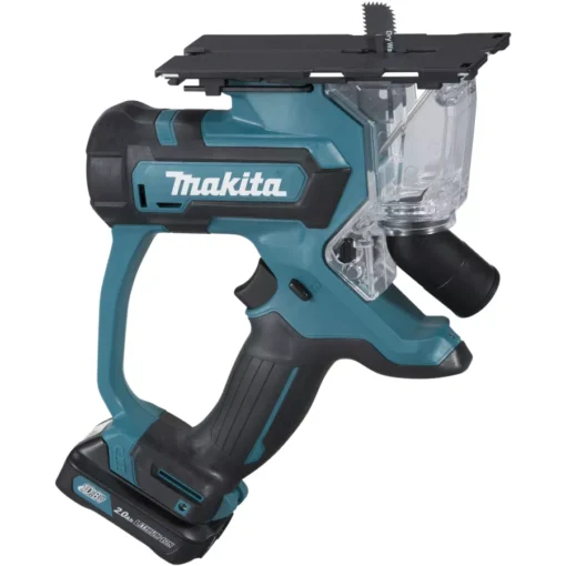 Scie à Plaque De Plâtre 12 V CXT Li-Ion 2 Ah MAKITA - 2 Batteries, Chargeur, Coffret - SD100DSAJ