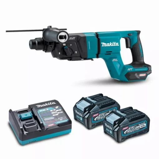 Perfo-burineur SDS+ 40V Max 28 Mm 2.9J MAKITA 2 Batt.BL4040 + DX14 - HR007GM202