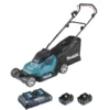 Tondeuse 36V 2X18V Li-Ion 43 Cm + 2 Batteries 18V 5Ah MAKITA - DLM432PT2 -Maison Outil Boutique ODA01059 1