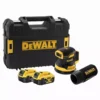 Ponceuse Excentrique XR 18V 125 Mm Brushless DEWALT - 2 Batteries 5.0Ah + Coffret TSTAK - Sans Chargeur - DCW210P2-QW -Maison Outil Boutique PSA10023 1
