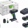 Perceuse Visseuse Sans Fil T 18+3 HPC 4.0 I-Set FESTOOL - 576989 -Maison Outil Boutique fest2657