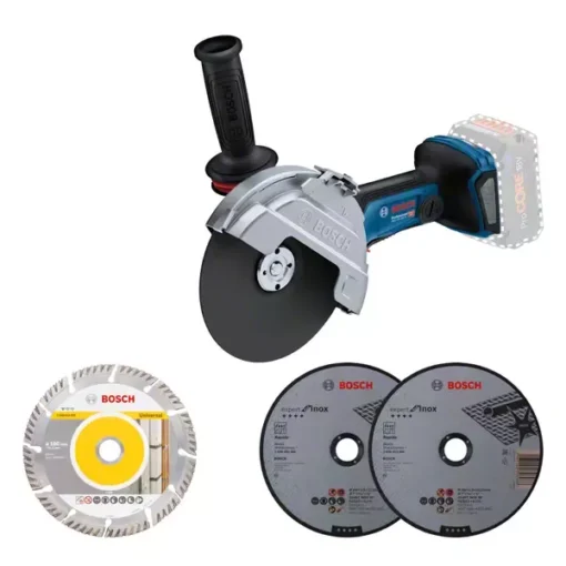 Meuleuse Angulaire BOSCH GWS 18V-180 PC Professional - Sans Batterie, Ni Chargeur - 06019H6E01